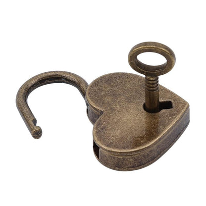 Vintage Heart Lock - Cadenas de Valise – vue 2 – Yokabag