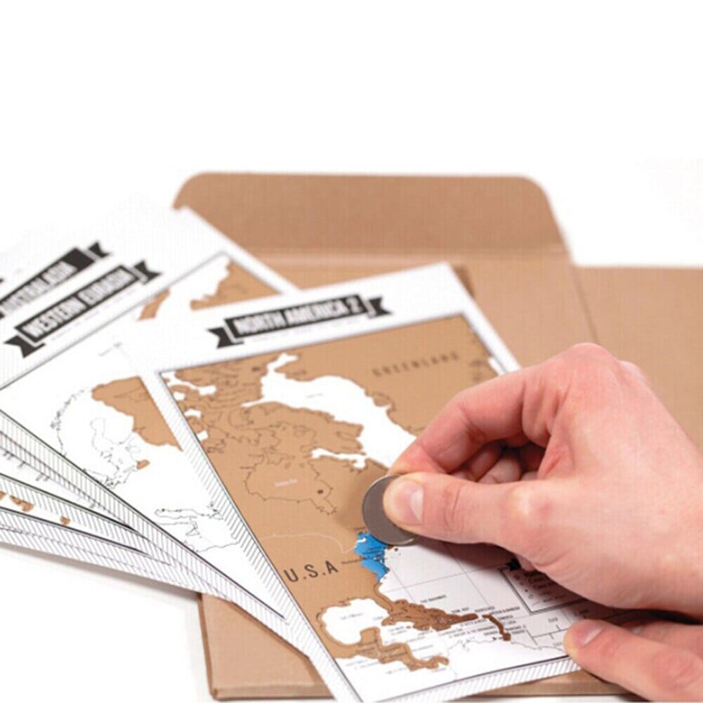 Travelogue avec Cartes du Monde à Gratter – vue 4 – Yokabag