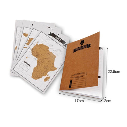 Travelogue avec Cartes du Monde à Gratter – vue 5 – Yokabag
