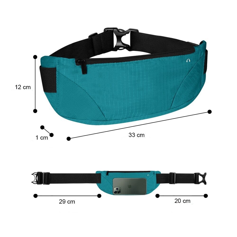 Ceinture de Voyage Banane Anthracite – vue 4 – Yokabag