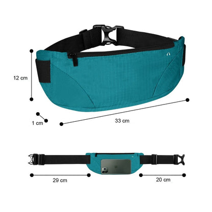 Ceinture de Voyage Banane Anthracite – vue 4 – Yokabag
