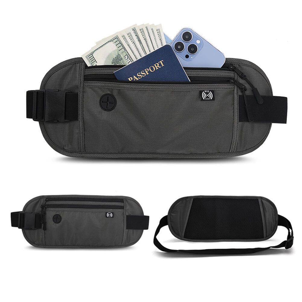Ceinture Portefeuille de Voyage- Safe Travels Noir – vue 3 – Yokabag