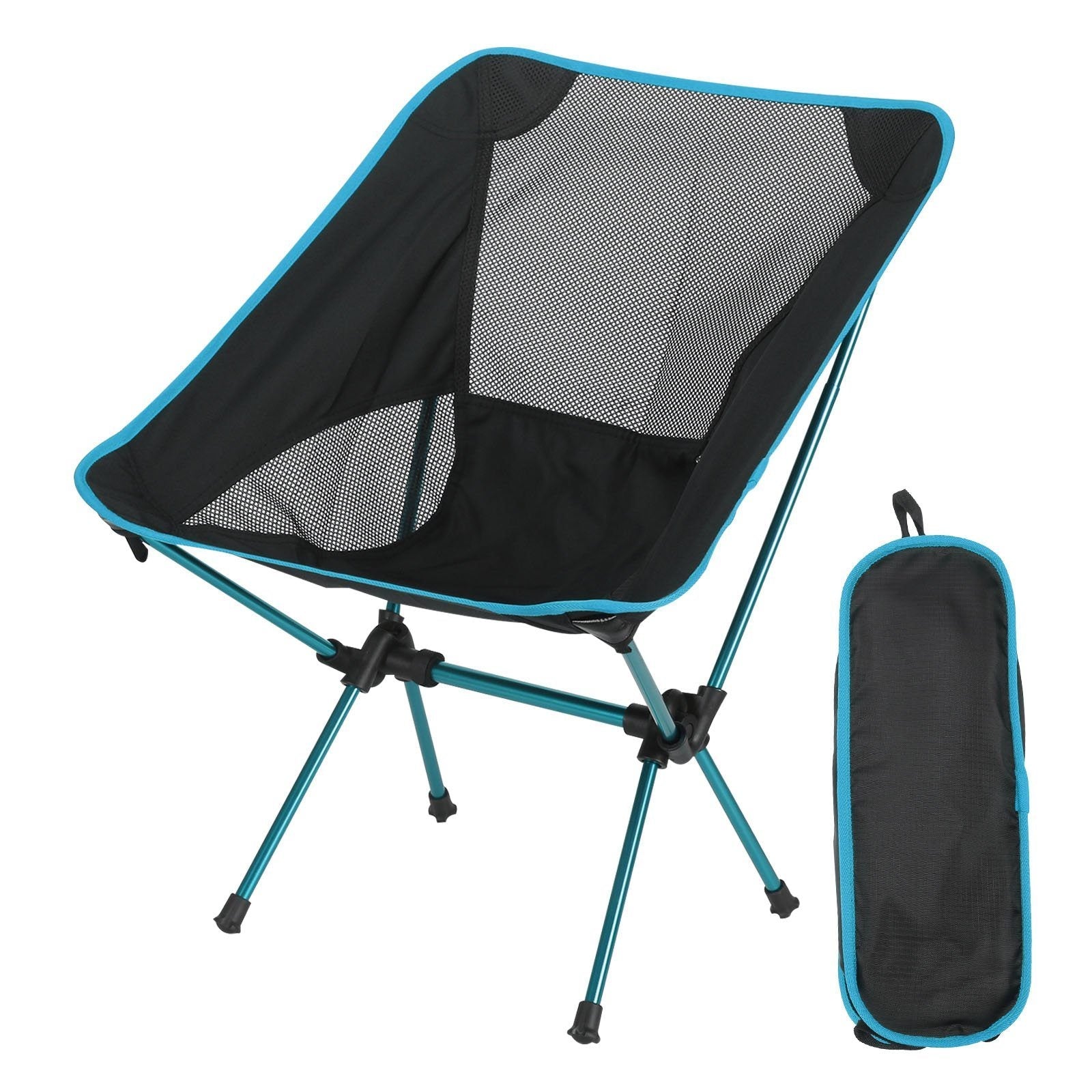 Chaise de Camping Ultralight 1.0 - Explorez et Voyagez Bleu Ciel – vue 2 – Yokabag