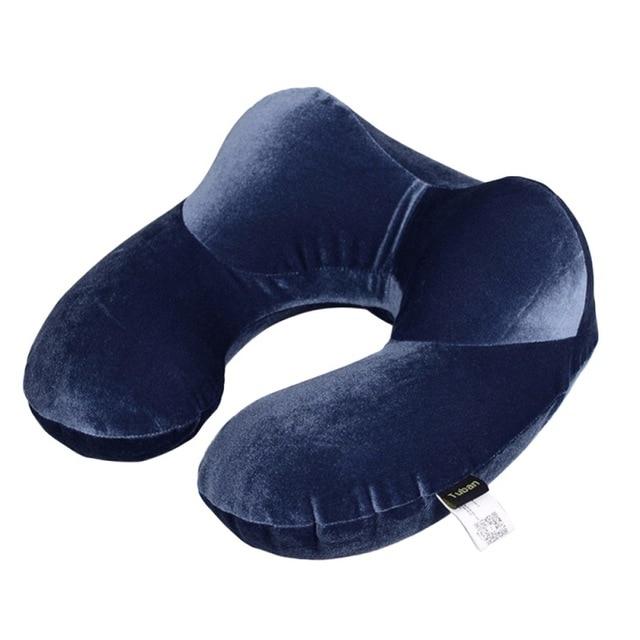 Coussin de Voyage Cervical Confort Bleu Marine – vue 2 – Yokabag