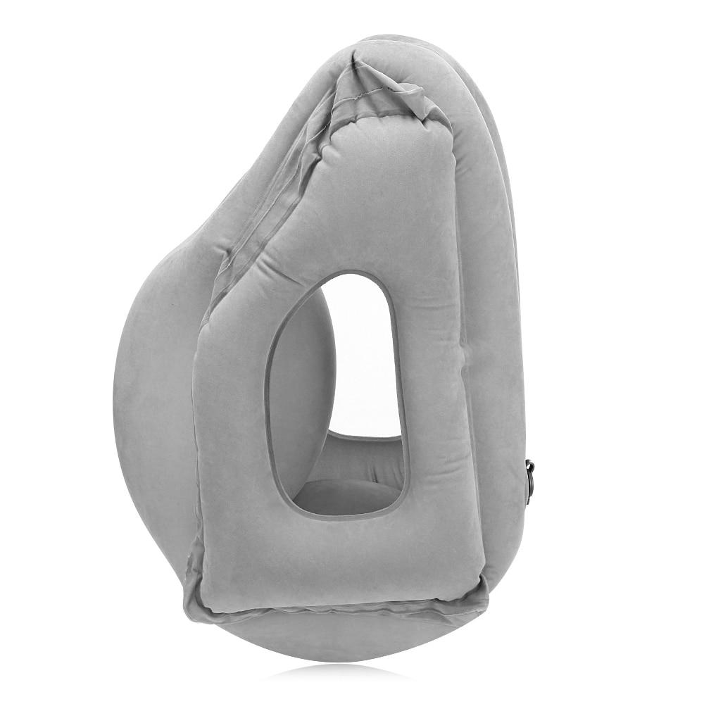 Coussin de Voyage Gonflable Frontal Explore Noir – vue 2 – Yokabag