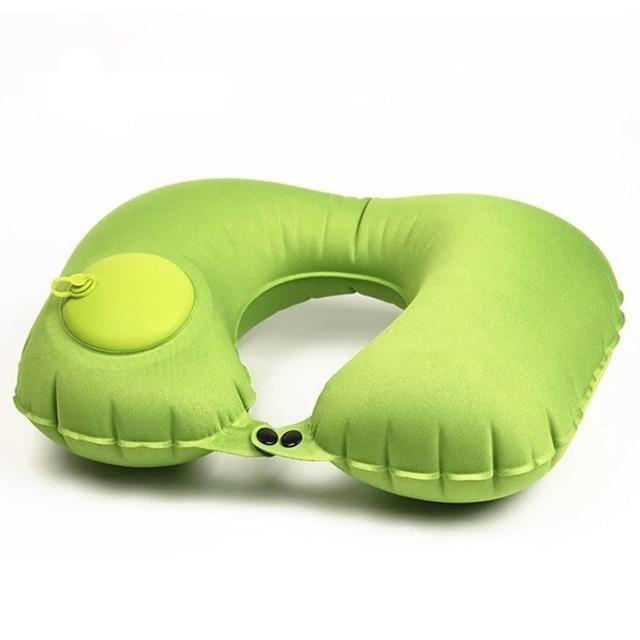 Coussin de Voyage Air Pillow - Explorez avec Confort Vert – vue 4 – Yokabag