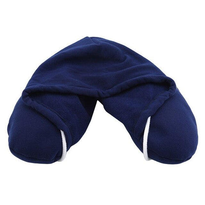 Coussin de Voyage - Hoodie Bleu Marine – vue 2 – Yokabag