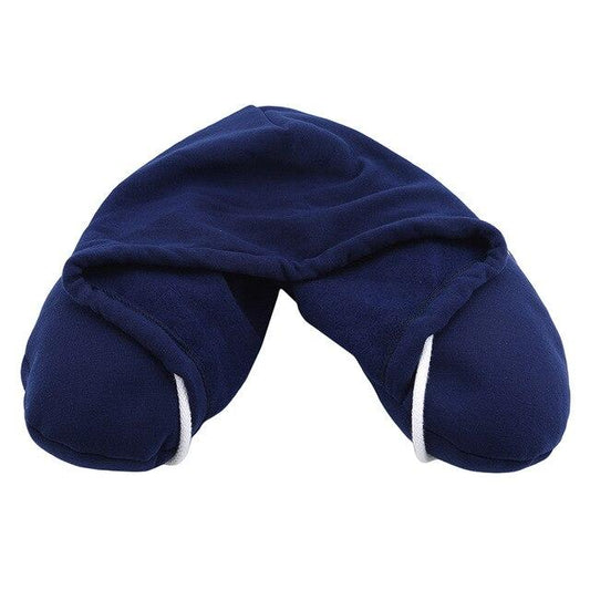 Coussin de Voyage - Hoodie Bleu Marine – vue 2 – Yokabag