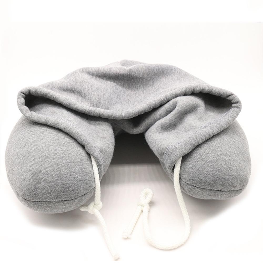 Coussin de Voyage - Hoodie Gris - Édition Voyage-Trek	glUniform