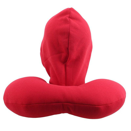 Coussin de Voyage - Hoodie Rouge Travel – vue 2 – Yokabag