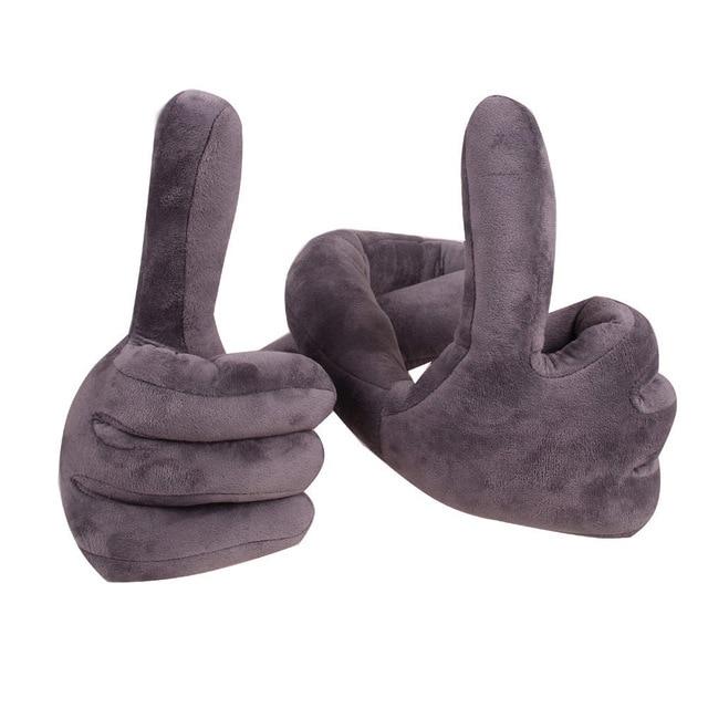 Coussin de Voyage Mains Gris – vue 3 – Yokabag