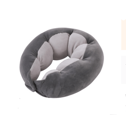 Coussin de Voyage en Mousse Repose-Tête Gris – vue 2 – Yokabag