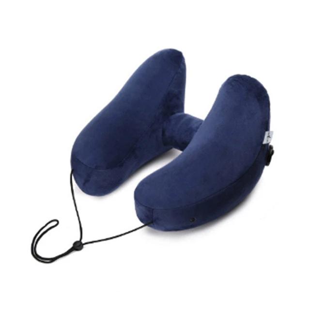 Coussin de Voyage en Forme de H Gonflable Noir – vue 3 – Yokabag