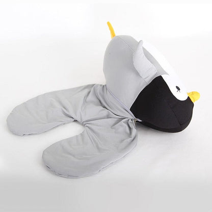 Coussin de Voyage Pingouin Convertible – vue 3 – Yokabag