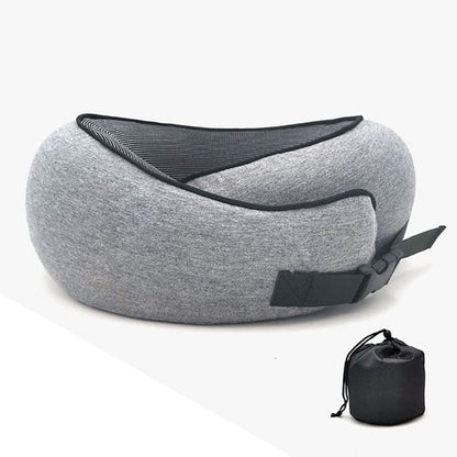 Coussin de Voyage Évasion Tour de Cou Noir – vue 2 – Yokabag