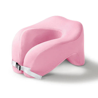 Coussin de Voyage Confort Absolu Rose – vue 4 – Yokabag