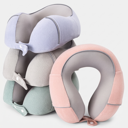 Coussin de Voyage Ergonomique en Forme de U - Confort Absolu en Déplacement