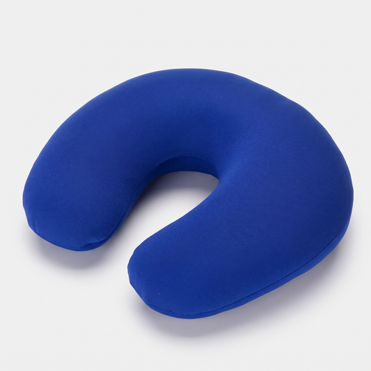Coussin de Voyage Microbilles Bleu - Explore & Relax