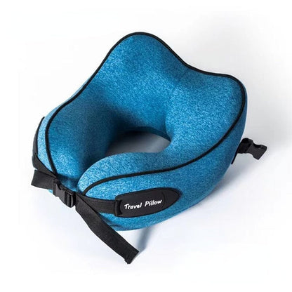 Coussin de Voyage en Mousse à Mémoire de Forme Gris – vue 4 – Yokabag