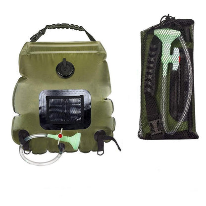 Douche Solaire de Camping Camper 20L - Édition Voyage Bleu – vue 3 – Yokabag