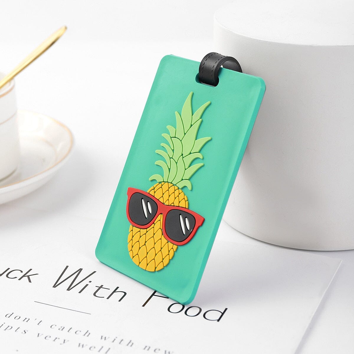 Étiquette de Bagage Ananas Welcome – vue 2 – Yokabag