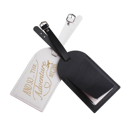 Étiquette de Bagage - And So... Let the Adventure Begin – vue 4 – Yokabag