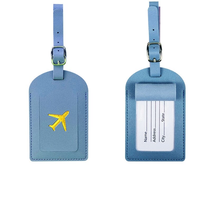 Étiquette Bagage - Avion Gold Jaune – vue 6 – Yokabag