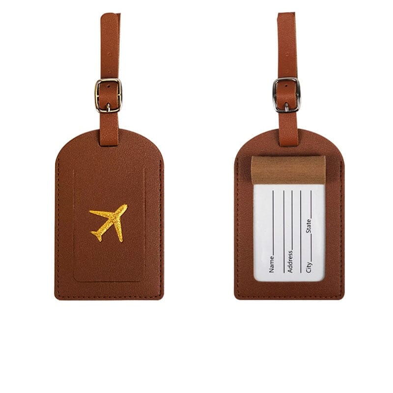 Étiquette Bagage - Avion Gold Blanc – vue 9 – Yokabag