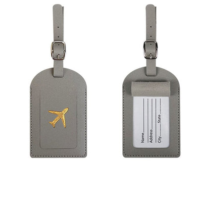 Étiquette Bagage - Avion Gold Rouge – vue 7 – Yokabag