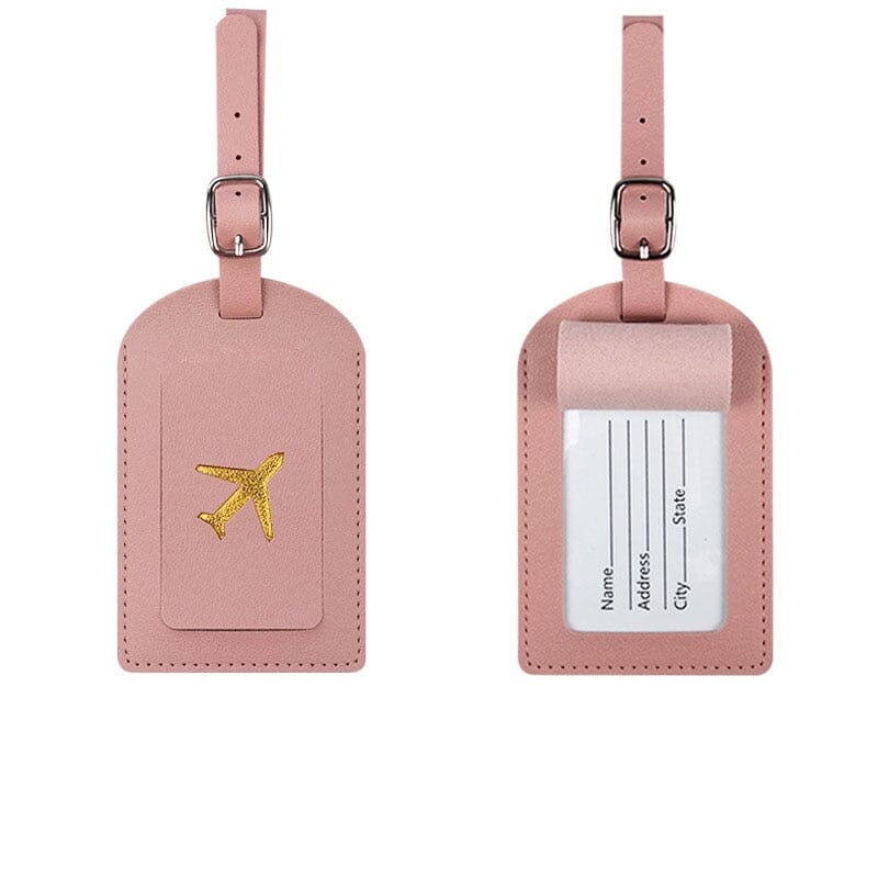 Étiquette Bagage - Avion Gold Rose – vue 5 – Yokabag