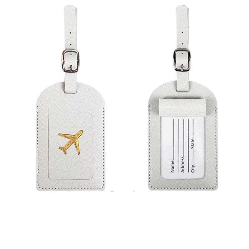 Étiquette Bagage - Avion Gold Gris – vue 8 – Yokabag