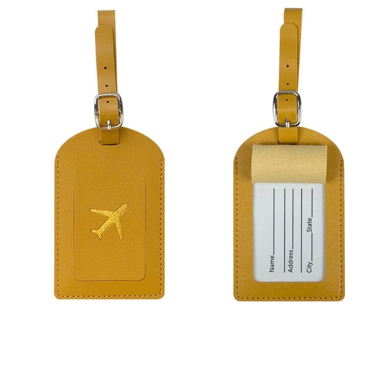 Étiquette Bagage - Avion Gold Bleu Ciel – vue 11 – Yokabag
