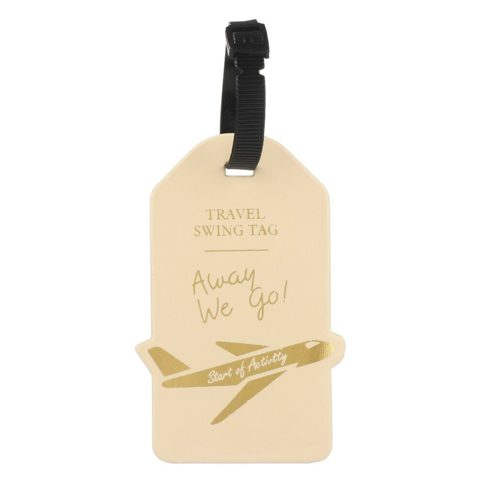 Étiquette Bagage Away We Go Vert – vue 3 – Yokabag