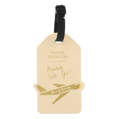 Étiquette Bagage Away We Go Vert – vue 3 – Yokabag