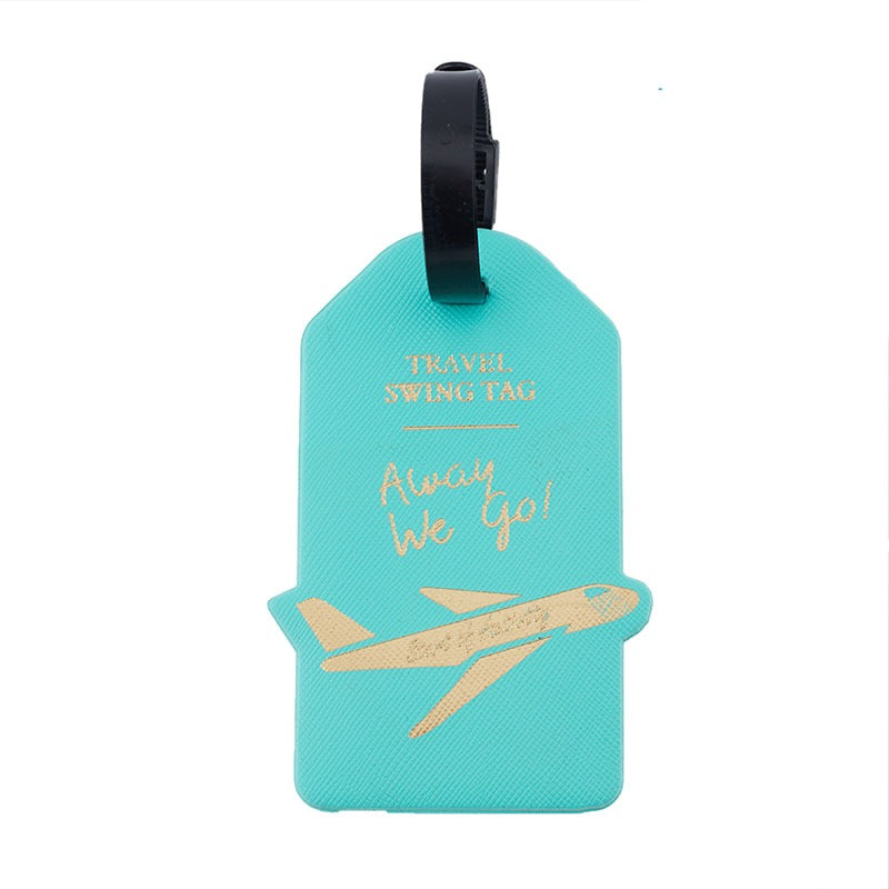 Étiquette Bagage Away We Go Turquoise – vue 6 – Yokabag
