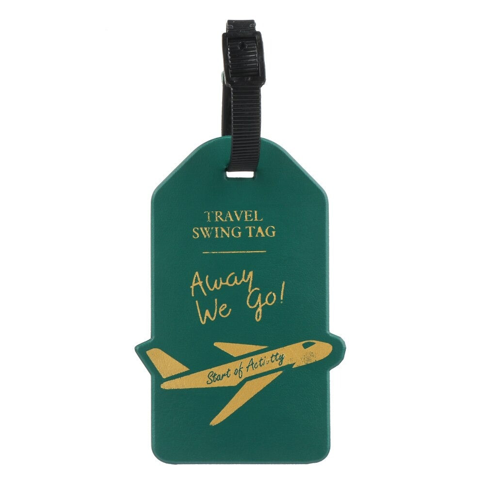 Étiquette Bagage Away We Go Bordeaux – vue 5 – Yokabag