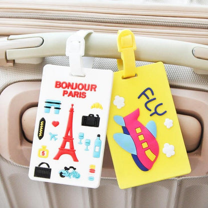 Étiquette Bagage - Voyage à Paris – vue 2 – Yokabag
