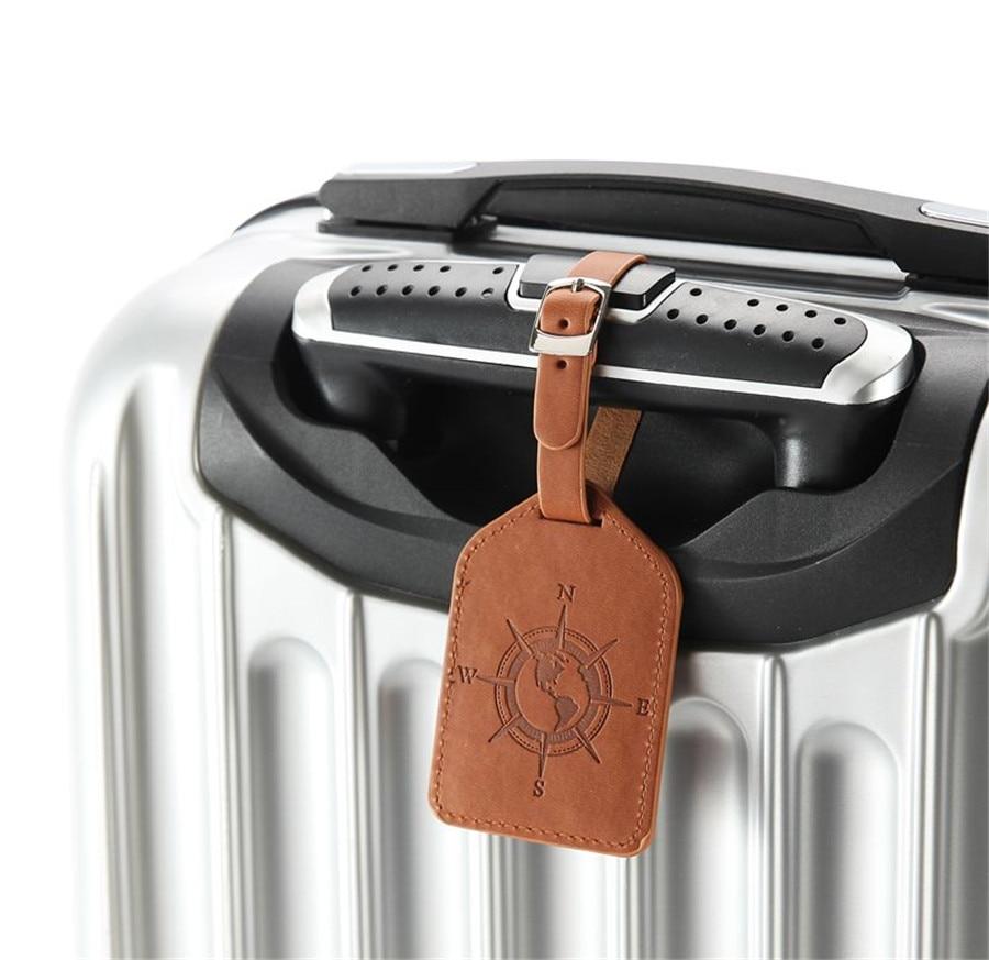 Étiquette de Bagage - Rose des Vents Vert – vue 2 – Yokabag