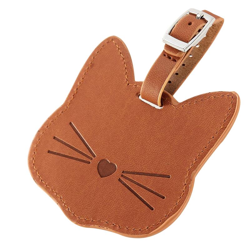 Étiquette Bagage - Chat Mignon Noir – vue 2 – Yokabag