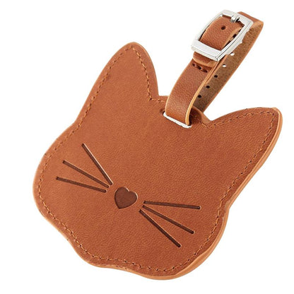 Étiquette Bagage - Chat Mignon Noir – vue 2 – Yokabag