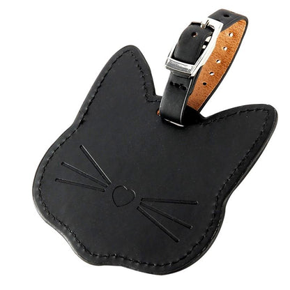Étiquette Bagage - Chat Mignon Bleu – vue 4 – Yokabag