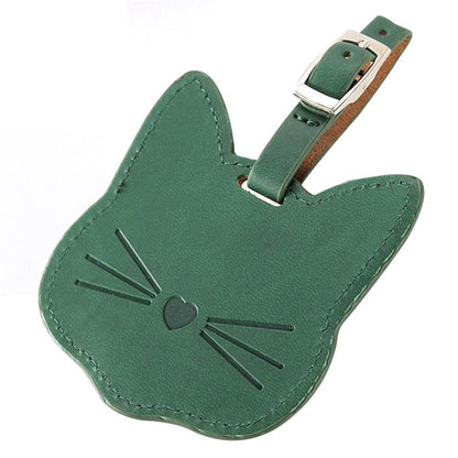Étiquette Bagage - Chat Mignon Marron – vue 5 – Yokabag