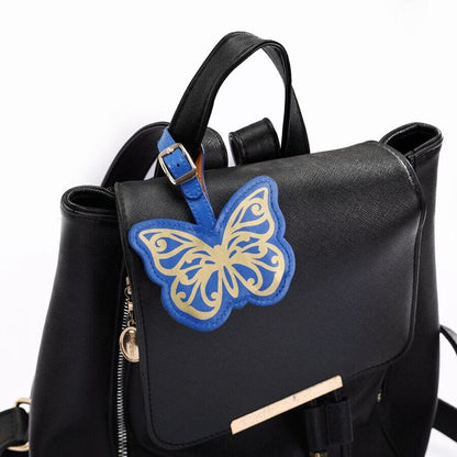 Étiquette Bagage - Monde Papillon Black – vue 6 – Yokabag