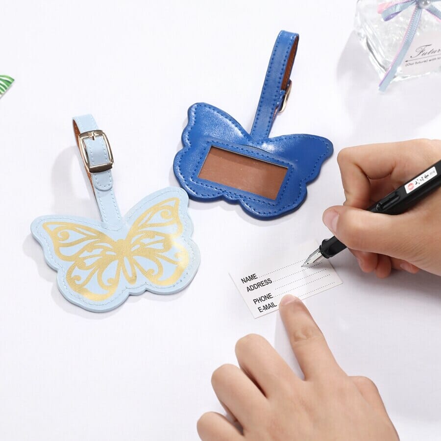 Étiquette Bagage - Monde Papillon – vue 7 – Yokabag