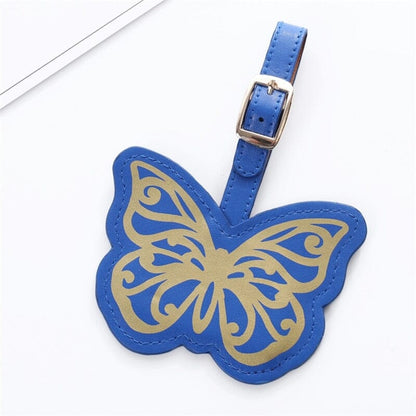 Étiquette Bagage - Monde Papillon Pink – vue 3 – Yokabag