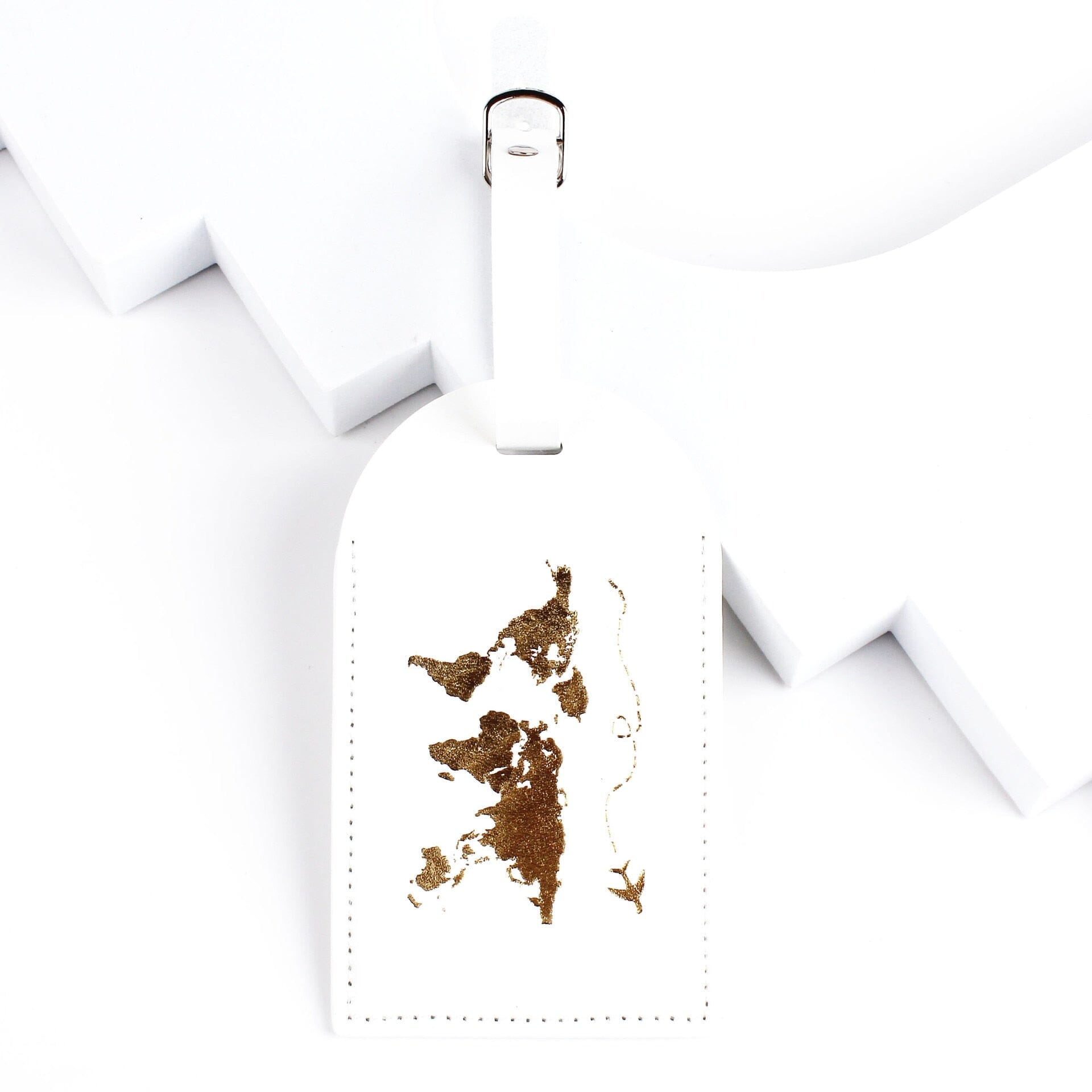 Étiquette Bagage World Trip Blanc – vue 8 – Yokabag