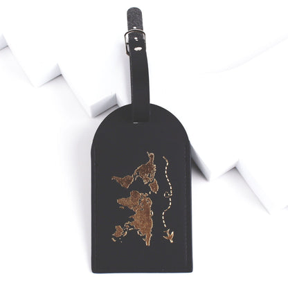 Étiquette Bagage World Trip Marron – vue 2 – Yokabag