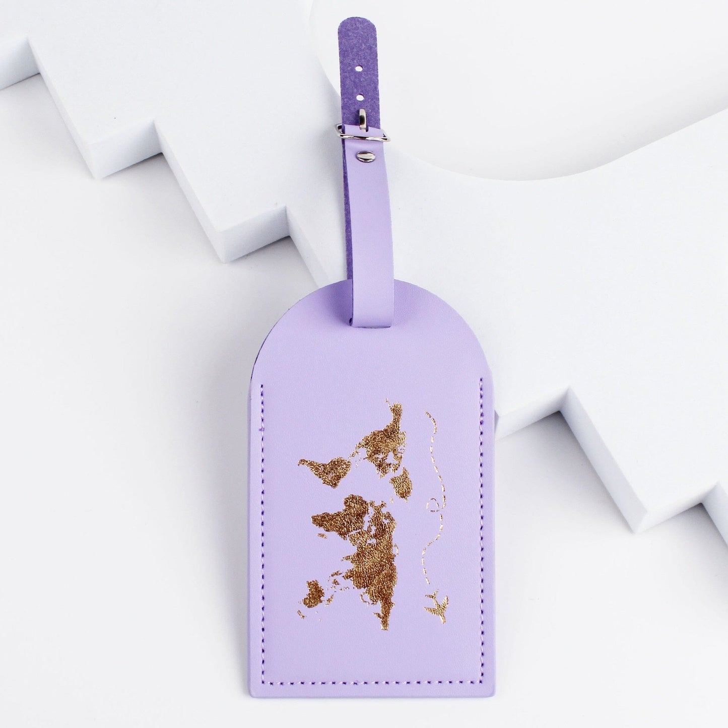 Étiquette Bagage World Trip Violet – vue 5 – Yokabag