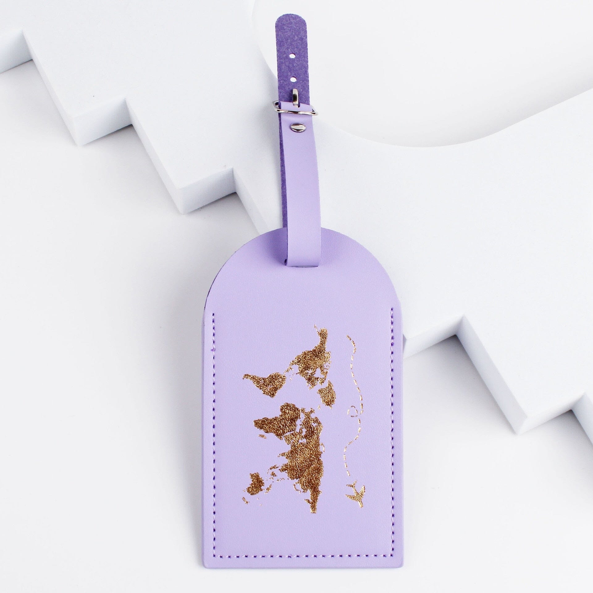 Étiquette Bagage World Trip Violet – vue 5 – Yokabag