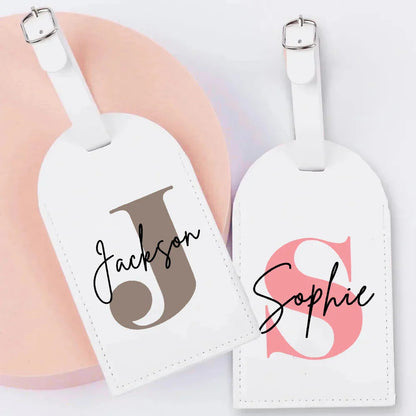 Étiquette de Bagage Personnalisée Marron – vue 3 – Yokabag